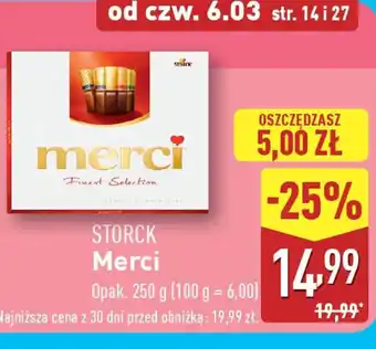 ALDI STORCK Merci oferta