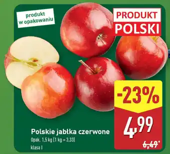 ALDI Polskie jabłka czerwone oferta