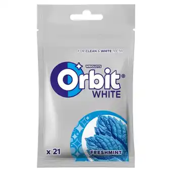 Dino Orbit White Freshmint Bezcukrowa guma do żucia 29 g (21 sztuk) oferta