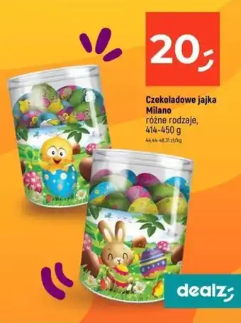 Dealz Jajka czekoladowe Milano oferta