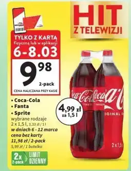 Intermarche Coca-Cola/Fanta/Sprite oferta