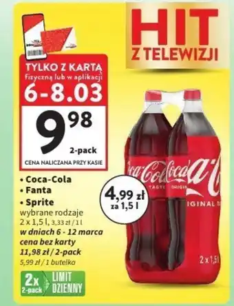 Intermarche Coca-Cola/Fanta/Sprite oferta