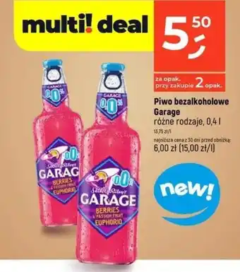 Dealz Piwo bezalkoholowe Garage oferta