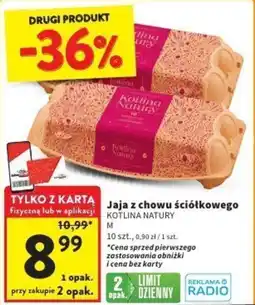 Intermarche Jaja z chowu ściółkowego oferta