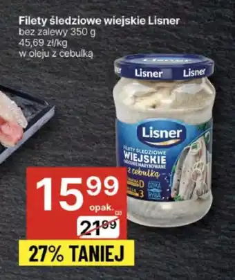 Delikatesy Centrum Filety śledziowe Lisner oferta