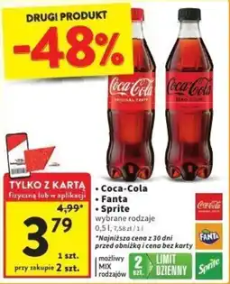 Intermarche Coca-Cola/Fanta/Sprite oferta