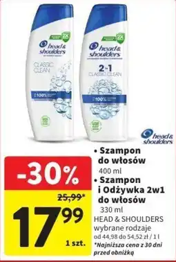 Intermarche Szampon do włosów/Szampon i Odżywka 2w1 do włosów oferta