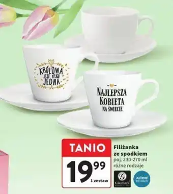 Intermarche Filiżanka ze spodkiem oferta