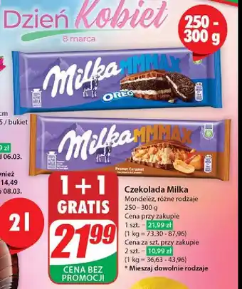 Dino Czekolada peanut caramel Milka mmmax oferta