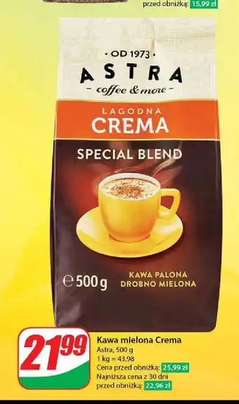 Dino Kawa Astra łagodna crema Astra caffee oferta