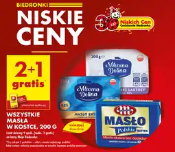 Biedronka Masło w kostce 200g oferta