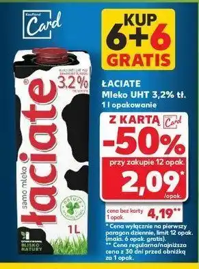 Kaufland Mleko 3.2% Łaciate oferta