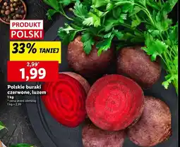 Lidl Buraki czerwone polska oferta