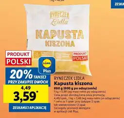 Lidl Kapusta kiszona Ryneczek lidla oferta