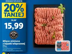 Lidl Mięso mielone z łopatki wieprzowej i wołowej Rzeźnik codzienna dostawa oferta