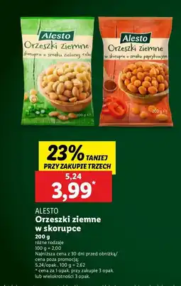 Lidl Orzeszki ziemne w cieście paprykowym Alesto oferta