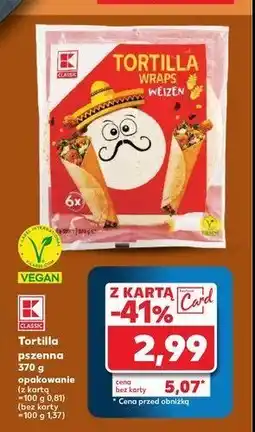 Kaufland Tortilla wraps K-classic oferta