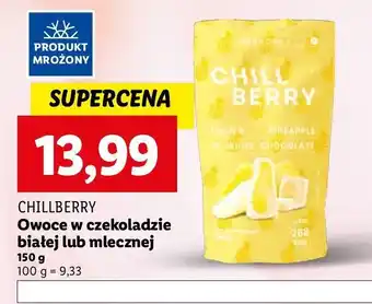 Lidl Ananas w białej czekoladzie Chill berry oferta