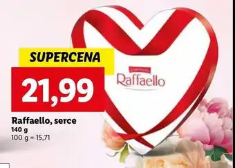 Lidl Bombonierka serce Raffaello oferta