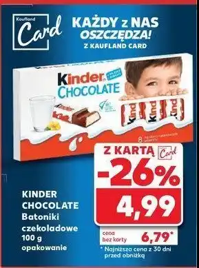 Kaufland Czekoladki Kinder chocolate oferta