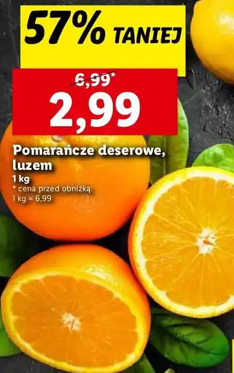 Lidl Pomarańcze deserowe oferta