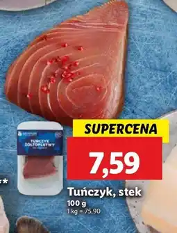 Lidl Tuńczyk żółtopłetwy stek SEAMOR oferta