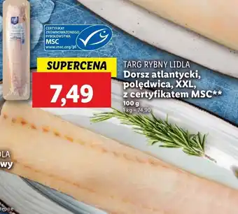 Lidl Dorsz atlantycki - polędwica Rybny targ lidla oferta