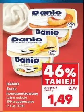 Kaufland Serek waniliowy Danone danio oferta