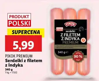 Lidl Serdelki z indyka Pikok oferta