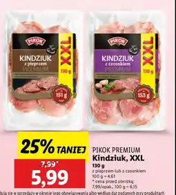 Lidl Kindziuk z czosnkiem Pikok oferta