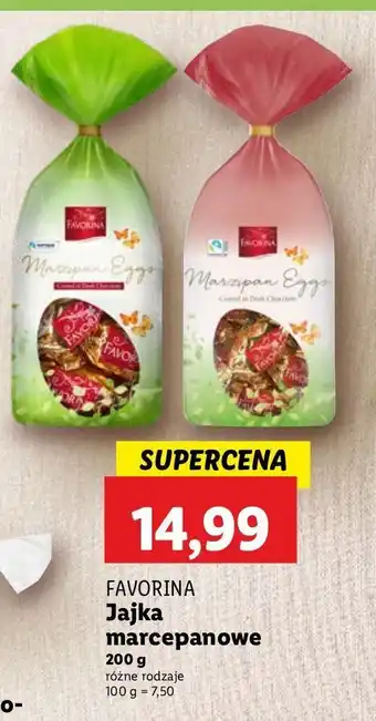 Lidl Jajka marcepanowe Favorina oferta