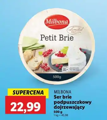 Lidl Ser petit brie Milbona oferta