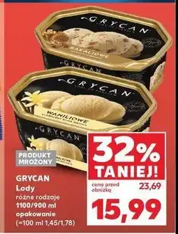 Kaufland Lody bakaliowe Grycan oferta