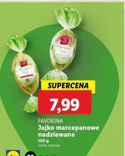 Lidl Jajko marcepanowe nadziewane Favorina oferta