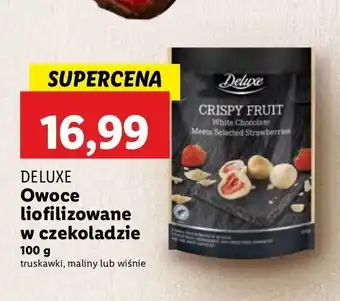 Lidl Truskawki w białęj czekoladzie Deluxe oferta