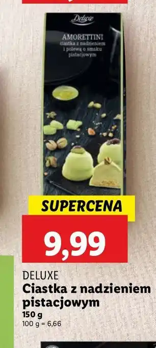 Lidl Ciastka z nadzieniem pistacjowym Deluxe oferta