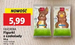 Lidl Zając z czekolady Favorina oferta