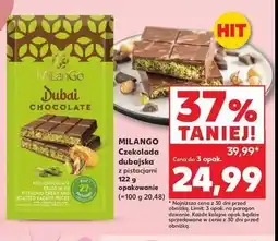 Kaufland Czekolada dubajska z pistacjami Milango oferta