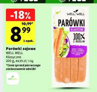 Intermarche Parówki roślinne klasyczne Well well oferta