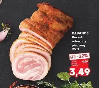 Kaufland Boczek rolowany Kabanos oferta