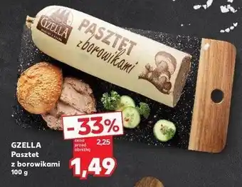 Kaufland Pasztet z borowikami Gzella oferta