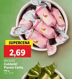 Lidl Cukierki panna cotta Mieszko oferta