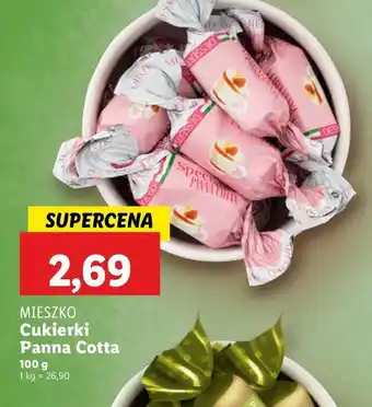 Lidl Cukierki panna cotta Mieszko oferta