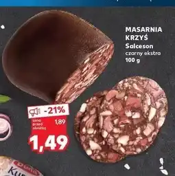 Kaufland Salceson czarny extra Masarnia krzyś oferta