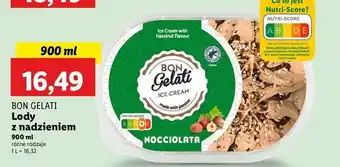 Lidl Lody nocciolata BON GELATI oferta