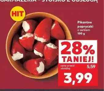 Kaufland Papryczki pikantne z serem oferta