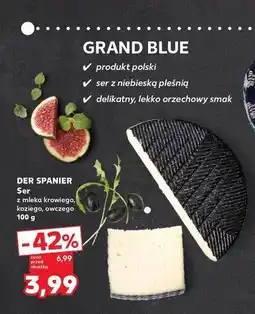 Kaufland Ser z mleka krowiego koziego i owczego Der spanier oferta
