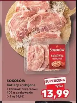 Kaufland Karkówka wieprzowa kotlety Sokołów oferta