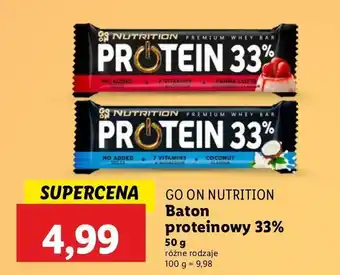 Lidl Baton proteinowy kokosowy Sante go on! protein oferta