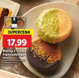 Lidl Rolls z ciasta francuskiego z nadzieniem pistacjowym i czekoladowym oferta